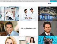 Tablet Screenshot of dentistinbellevue.com